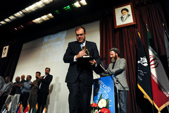 اختتامیه دهمین دو سالانه کاریکاتور تهران